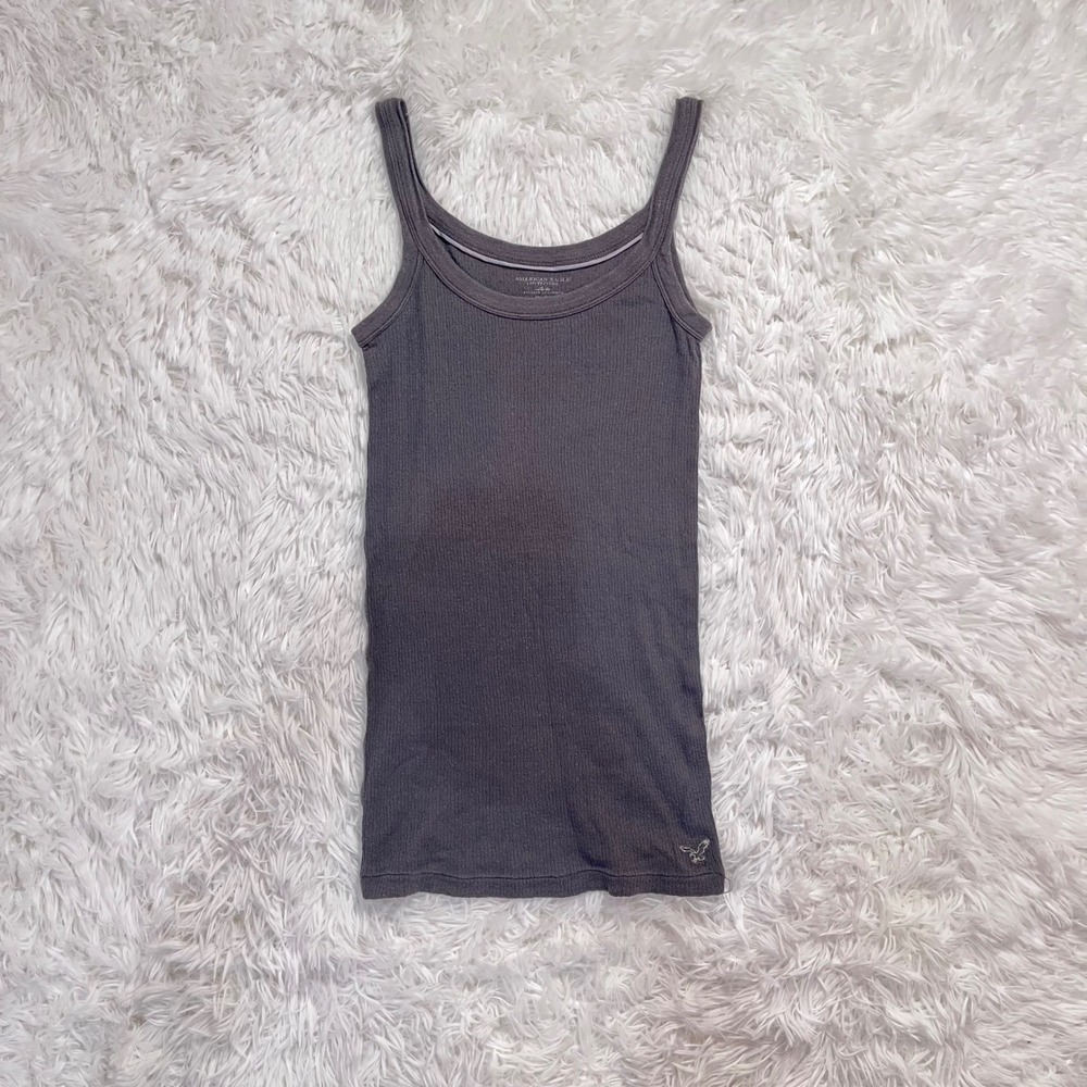 y2k american eagle ribbed tank top medium